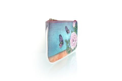BC-ZG002:  Peony small pouch/coin purse