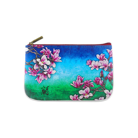 BC-ZG004:  maganolia small pouch/coin purse
