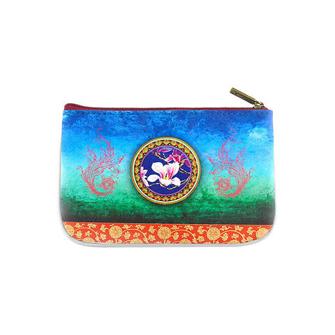 BC-ZG004:  maganolia small pouch/coin purse
