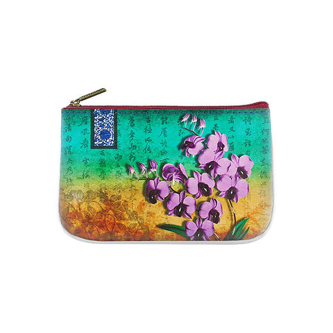 BC-ZG005:  orchid small pouch/coin purse