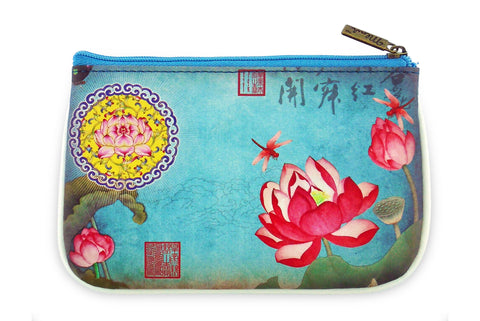 BC-ZG007:  Lotus small pouch/coin purse
