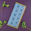 BW-MR019: Moroccan pattern print large flat wallet