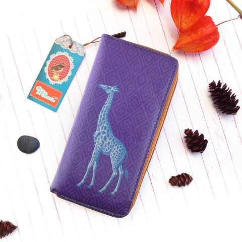 BWZ-A013: Giraffe print large wallet