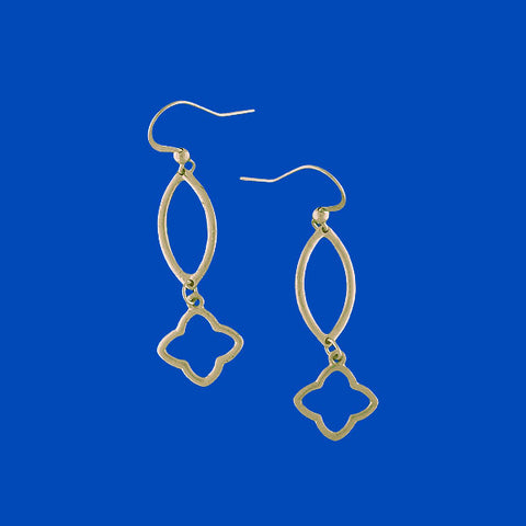 1-152: Silver/gold plated earrings