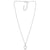 LAVISHY handmade cute & dainty Union Jack rhodium plated necklace