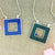 Online shopping for LAVISHY handmade silver plated reversible square enamel necklace. A great gift for you or your girlfriend, wife, co-worker, friend & family. Wholesale at www.lavishy.com with many unique & fun fashion accessories for gift shops and boutiques in Canada, USA & worldwide.