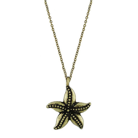 Online shopping for vintage style Star fish necklace from Riya collection by PETA approved vegan brand LAVISHY. Great gift for you or your girlfriend, wife, co-worker, friend & family. More fashion accessories for wholesale at www.lavishy.com for gift shop, clothing & fashion accessories boutique, book store since 2001.