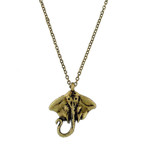 Online shopping for vintage style Sting ray necklace from Riya collection by PETA approved vegan brand LAVISHY. Great gift for you or your girlfriend, wife, co-worker, friend & family. More fashion accessories for wholesale at www.lavishy.com for gift shop, clothing & fashion accessories boutique, book store since 2001.