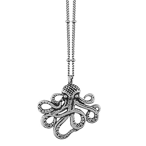 Online shopping for vintage style Octopus necklace from Riya collection by PETA approved vegan brand LAVISHY. Great gift for you or your girlfriend, wife, co-worker, friend & family. More fashion accessories for wholesale at www.lavishy.com for gift shop, clothing & fashion accessories boutique, book store since 2001.