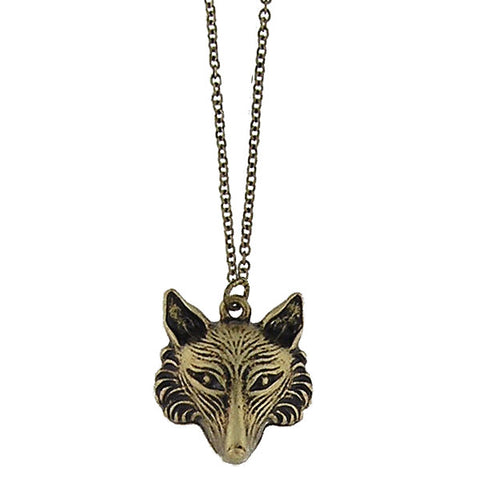 Online shopping for vintage style Fox necklace from Riya collection by PETA approved vegan brand LAVISHY. Great gift for you or your girlfriend, wife, co-worker, friend & family. More fashion accessories for wholesale at www.lavishy.com for gift shop, clothing & fashion accessories boutique, book store since 2001.