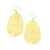 LAVISHY light weight intricate chrysanthemum filigree earrings