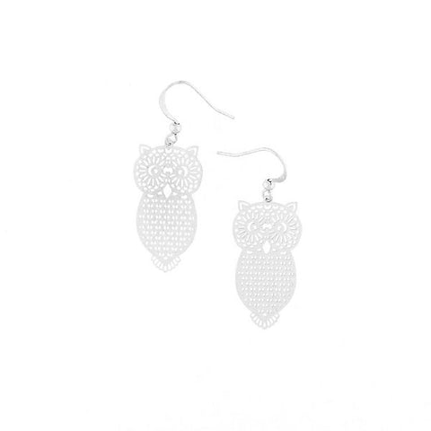 LAVISHY light weight intricate lacy filigree earrings