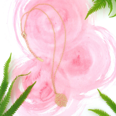 Online shopping for LAVISHY unique, beautiful & affordable light weight intricate filigree pendant necklace. Great for everyday wear, or as gift for family & friends. Wholesale at www.lavishy.com for gift shop, clothing & fashion accessories boutique, book store since 2001.