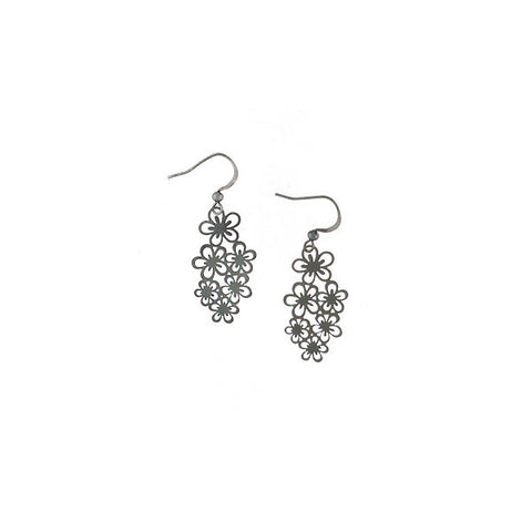 LAVISHY light weight intricate lacy filigree earrings