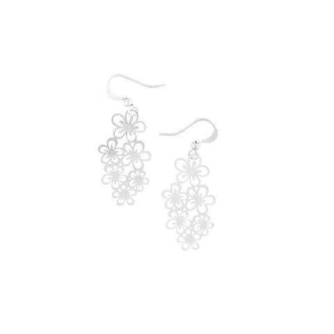 LAVISHY light weight intricate lacy filigree earrings