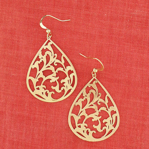 Online shopping for LAVISHY unique, beautiful & affordable light weight intricate filigree earrings. Great for everyday wear, or as gift for family & friends. Wholesale at www.lavishy.com for gift shop, clothing & fashion accessories boutique, book store since 2001.