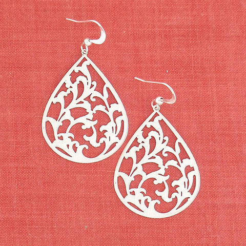 Online shopping for LAVISHY unique, beautiful & affordable light weight intricate filigree earrings. Great for everyday wear, or as gift for family & friends. Wholesale at www.lavishy.com for gift shop, clothing & fashion accessories boutique, book store since 2001.