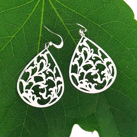 Online shopping for LAVISHY unique, beautiful & affordable light weight intricate filigree earrings. Great for everyday wear, or as gift for family & friends. Wholesale at www.lavishy.com for gift shop, clothing & fashion accessories boutique, book store since 2001.