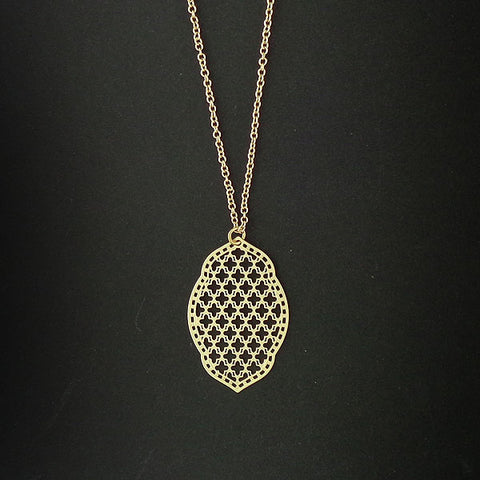 Online shopping for LAVISHY unique, beautiful & affordable light weight intricate filigree pendant necklace. Great for everyday wear, or as gift for family & friends. Wholesale at www.lavishy.com for gift shop, clothing & fashion accessories boutique, book store since 2001.