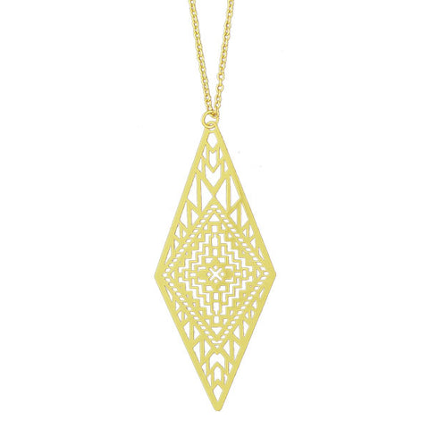 Online shopping for LAVISHY unique, beautiful & affordable light weight intricate filigree pendant necklace. Great for everyday wear, or as gift for family & friends. Wholesale at www.lavishy.com for gift shop, clothing & fashion accessories boutique, book store since 2001.