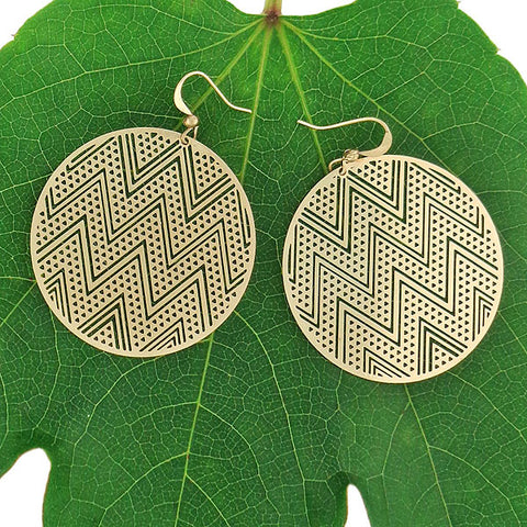 LAVISHY light weight intricate filigree earrings