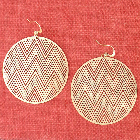LAVISHY light weight intricate filigree earrings