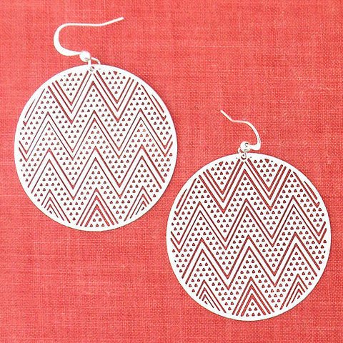 LAVISHY light weight intricate filigree earrings