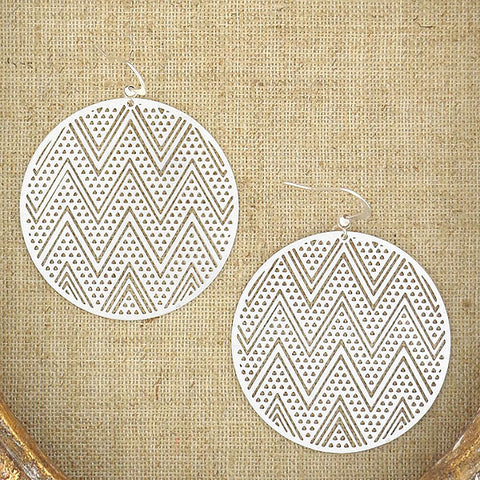 LAVISHY light weight intricate filigree earrings