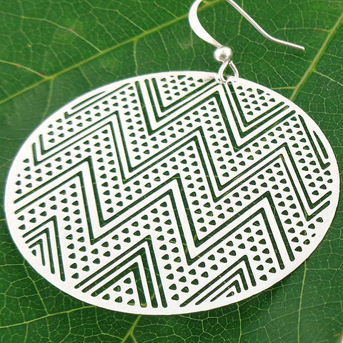 LAVISHY light weight intricate filigree earrings