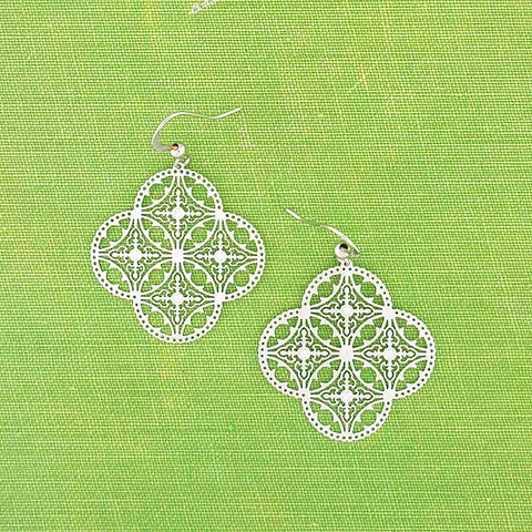 LAVISHY light weight intricate filigree earrings