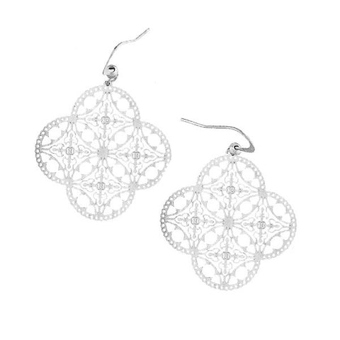 LAVISHY light weight intricate filigree earrings