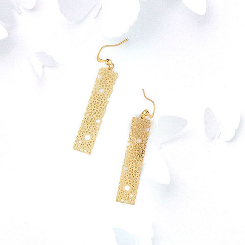 LAVISHY light weight intricate lacy filigree earrings