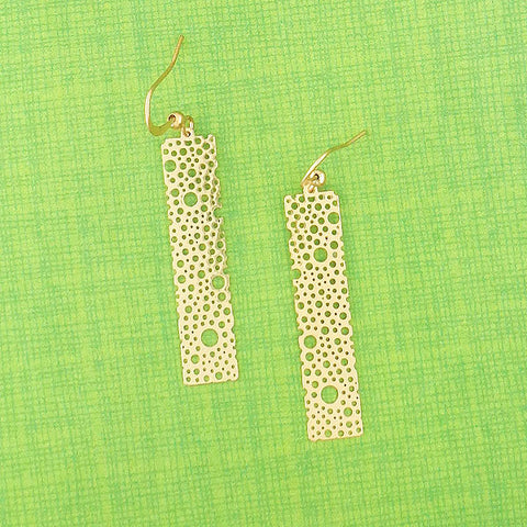 LAVISHY light weight intricate lacy filigree earrings