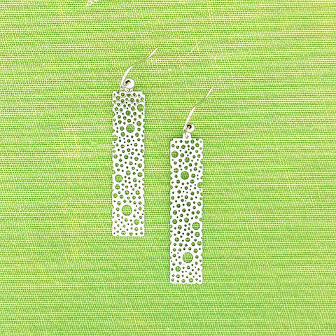 LAVISHY light weight intricate lacy filigree earrings