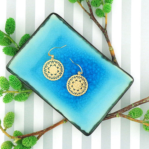 Online shopping for LAVISHY unique, beautiful & affordable light weight intricate filigree earrings. Great for everyday wear, or as gift for family & friends. Wholesale at www.lavishy.com for gift shop, clothing & fashion accessories boutique, book store since 2001.