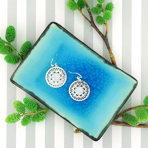 Online shopping for LAVISHY unique, beautiful & affordable light weight intricate filigree earrings. Great for everyday wear, or as gift for family & friends. Wholesale at www.lavishy.com for gift shop, clothing & fashion accessories boutique, book store since 2001.