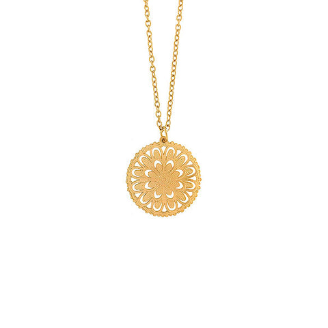 Online shopping for LAVISHY unique, beautiful & affordable light weight intricate filigree pendant necklace. Great for everyday wear, or as gift for family & friends. Wholesale at www.lavishy.com for gift shop, clothing & fashion accessories boutique, book store since 2001.