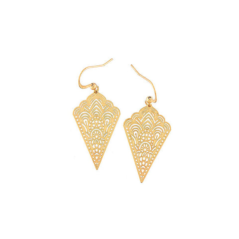 Online shopping for LAVISHY unique, beautiful & affordable light weight intricate filigree earrings. Great for everyday wear, or as gift for family & friends. Wholesale at www.lavishy.com for gift shop, clothing & fashion accessories boutique, book store since 2001.