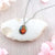 LAVISHY handmade cute & dainty mermaidrhodium plated necklace