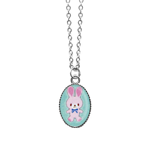 Online shopping for LAVISHY cute & dainty rhodium plated bunny necklace. Fun to wear, make a playful gift for family & friends. Come with FREE gift box. Wholesale at www.lavishy.com for gift shop, clothing & fashion accessories boutique, book store in Canada, USA & worldwide since 2001.