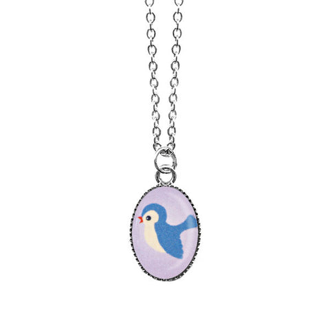 Online shopping for LAVISHY cute & dainty rhodium plated bird necklace. Fun to wear, make a playful gift for family & friends. Come with FREE gift box. Wholesale at www.lavishy.com for gift shop, clothing & fashion accessories boutique, book store in Canada, USA & worldwide since 2001.