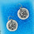 LAVISHY handmade vintage style OM & karme earrings