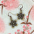 LAVISHY handmade vintage style cherry blossom & beauty earrings