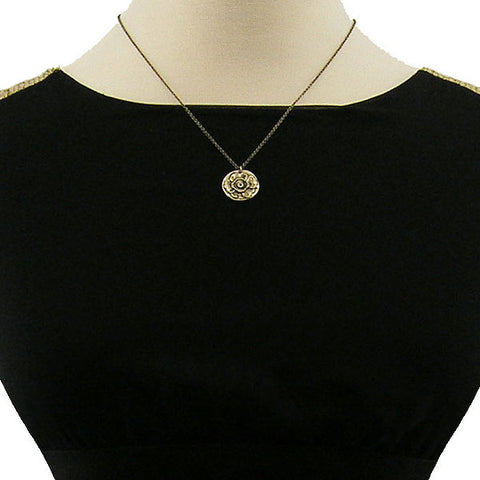 LAVISHY handmade reversible anemone flower & free spirit pendant necklace. Wholesale available at www.lavishy.com