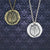 LAVISHY handmade reversible tulips flower & hope pendant necklace. Wholesale available at www.lavishy.com