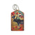 Online shopping for vegan brand LAVISHY's cool vegan/faux leather luggage tag with vintage style Canadian moose illustration on the Canadian map background print. It's a great traveler or as a gift. Wholesale available at www.lavishy.com with other unique fashion/travel accessories/souvenirs.