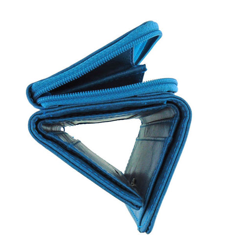 LAVISHY Eco-friendly dog applique vegan small trifold wallet