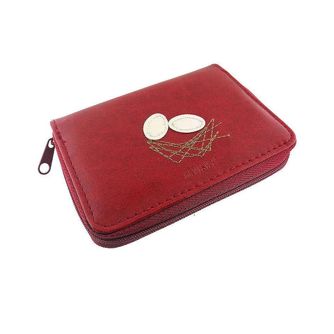 Online shopping for LAVISHY fun & playful applique vegan leather cardholder with adorable love birds.  It's Eco-friendly, ethically made, cruelty free. A great gift for you or your friends & family. Wholesale available at www.lavishy.com with many unique & fun fashion accessories.