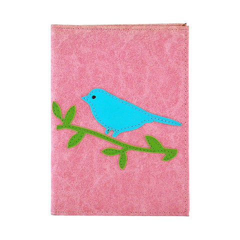 LAVISHY Eco-friendly cherry applique vegan leather passport cover. Great for travel or gift for your family and friends. Wholesale at www.lavishy.com for gift shops, clothing and fashion accessories boutiques, book stores in Canada, USA and worldwide since 2001.