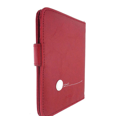 LAVISHY vegan applique cat passport/travel wallet